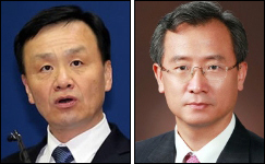 임정혁(좌부터/검사/서울고등검찰청고검장),길태기(정무직공무원/검사/대검찰청차장검사)
법무부는 4일 신임 대검찰청 차장검사에 임정혁(57ㆍ사법연수원 16기) 서울고검장을, 서울고검장에 길태기(55ㆍ15기) 대검 차장을 각각 전보 발령했다.