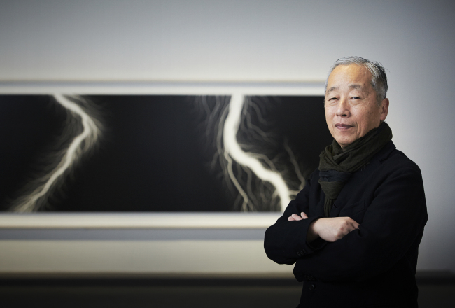 Artist Hiroshi Sugimoto.   Leeum
