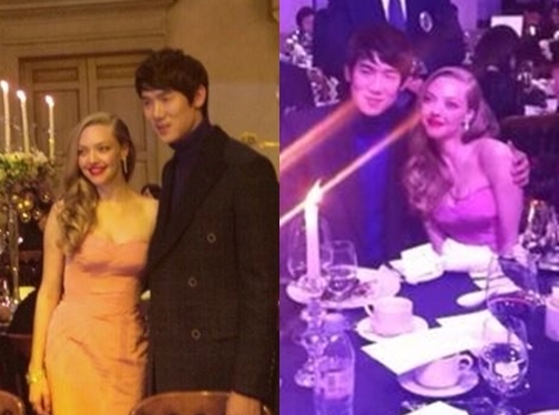 아만다사이프리드(좌부터/AmandaSeyfried/영화배우),유연석(안연석/탤런트/영화배우)
배우 유연석과 할리우드 스타 아만다 사이프리드의 다정한 모습이 포착돼 화제다.