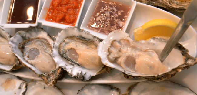 The Oyster Bar will serve Osole oysters from Korea’s Seocheon County as well as other Korean oysters
from Tongyeong City and Goheung County. (Park Hyun-koo/The Korea Herald)