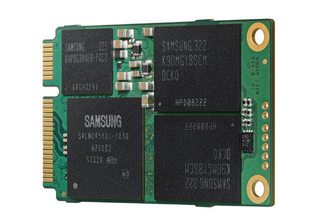 The 840 EVO mini SSD offers up to 1TB capacity.   Samsung Electronics