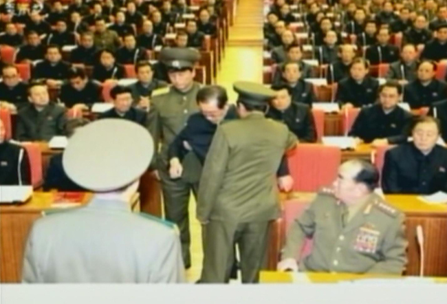 장성택(정치인/조선노동당중앙위원회부장/북한국방위원회부위원장)
North Korea said Monday its leader’s powerful uncle was purged for “anti-party, anti-revolution activities” including corruption, drug use and gambling.