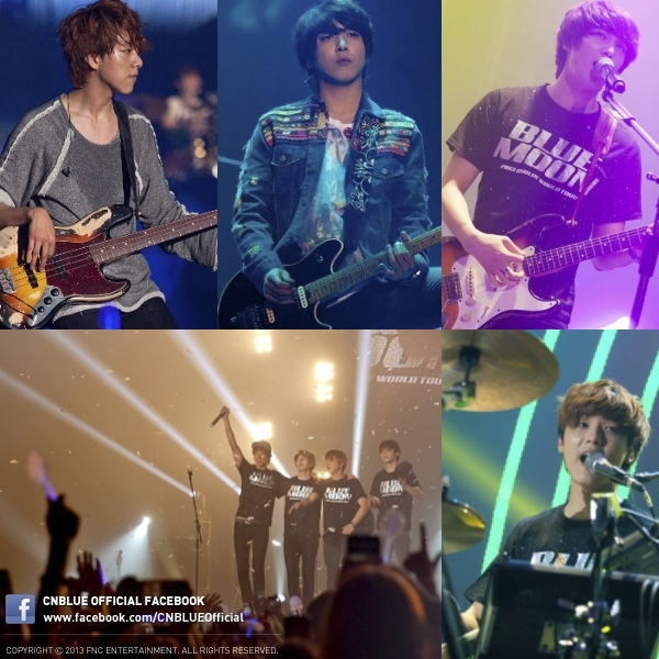 이정신(위쪽좌부터/가수/CNBLUE),정용화(가수/탤런트/CNBLUE),이종현(가수/CNBLUE),강민혁(가수/탤런트/CNBLUE)
씨엔블루가 한국 밴드 최초로 중남미 투어에 나선다.