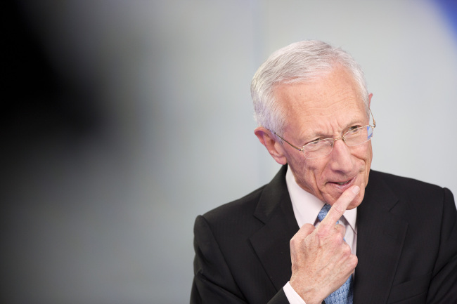 Former Bank of Israel Gov.  Stanley Fischer.  Bloomberg