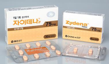 동아에스티(대표 박찬일)는 매일 복용하는 발기부전치료제 ‘자이데나 75mg’<사진>을 12일 추가 발매했다.
이로써 토종 발기부전치료제 자이데나는 기존 일일제형 ‘자이데나 50mg’과 함께 75mg으로 필요에 따라 복용하는 온디맨드제형 100mg, 200mg 총 4가지 제형을 갖추게 됐다.