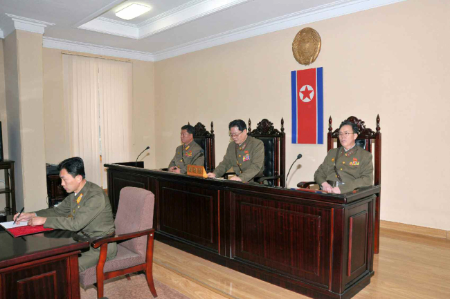Three military judges presided over Jang’s trial.   Yonhap News
