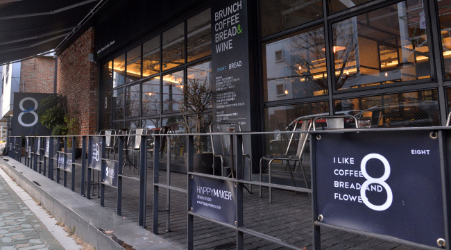 Cafe 8 opened in November in Seoul’s Sinsa-dong. (Lee Sang-sub/The Korea Herald)