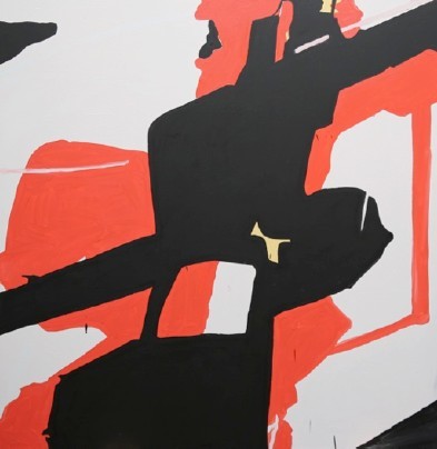도로, 교각 등을 추상화시킨 쿤 반 덴 브룩의 유화 ‘Torque’
(Double), 2013. 174×170㎝ [사진제공=갤러리바톤]