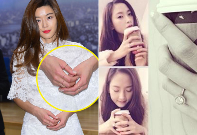 전지현(왕지현/영화배우)
배우 전지현이 ‘별에서 온 그대’ 제작발표회에서 열 손가락에 반지를 껴 화제인 가운데 혜박 다이아 반지도 화제다.
