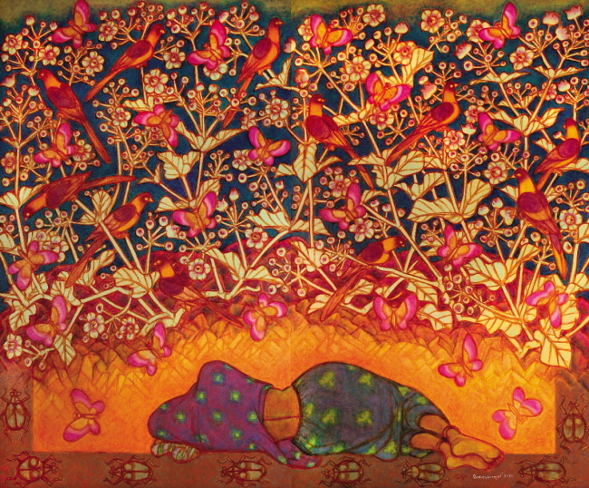 “Mid Summer Day-Dream,” 2013 by Achutan Ramachandran (MMCA)