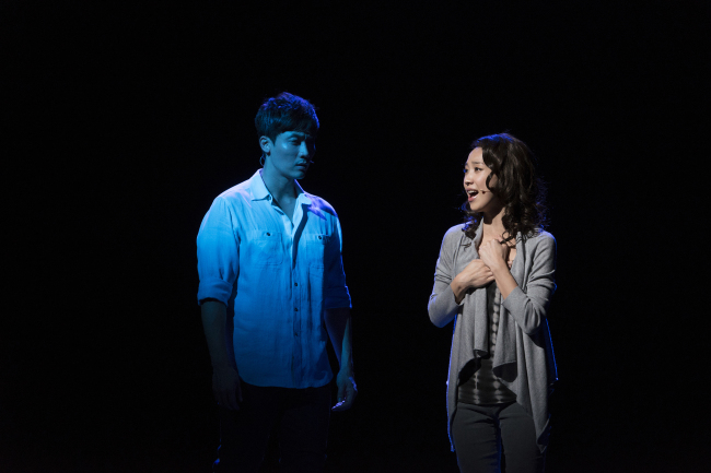 A scene from the musical “Ghost.”   Seensee Company