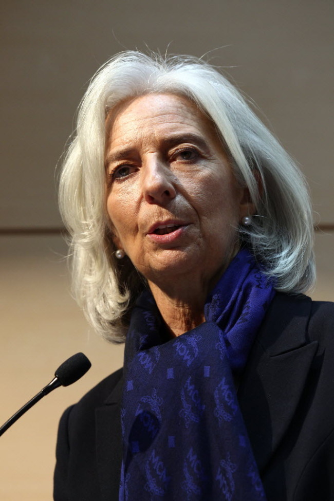 IMF Managing Director Christine Lagarde.   Bloomberg