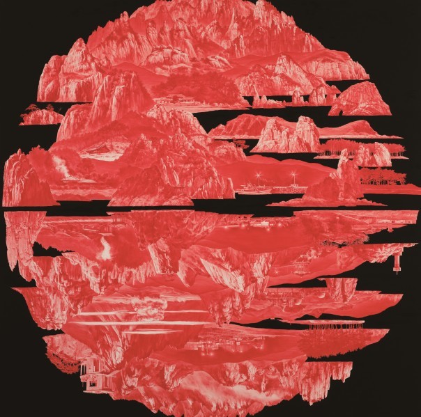 중국에서도 지명도가 형성된 이세현의 신작 ‘Between Red’. [사진제공=학고재 상하이]