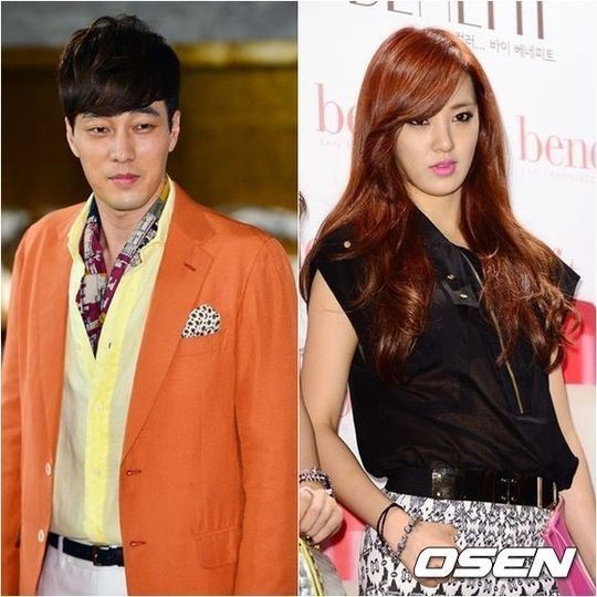 소지섭(좌부터/탤런트/영화배우),주연(가수/탤런트/애프터스쿨블루)
배우 소지섭(36) 측이 애프터스쿨 멤버 주연(26)과의 열애설에 대해 사실이 아니라고 공식입장을 밝혔다.