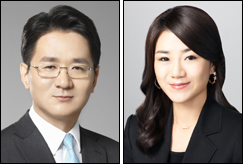 조원태(좌부터/기업인/대한항공부사장),조현민(기업인/대한항공통합커뮤니케이션실상무)
조양호 한진그룹 회장의 장남 조원태 대한항공 부사장이 한진그룹의 지주회사인 한진칼의 대표이사에 전격 선임됐다. 이어 3녀인 조현민 상무 역시 전무로 승진했다.