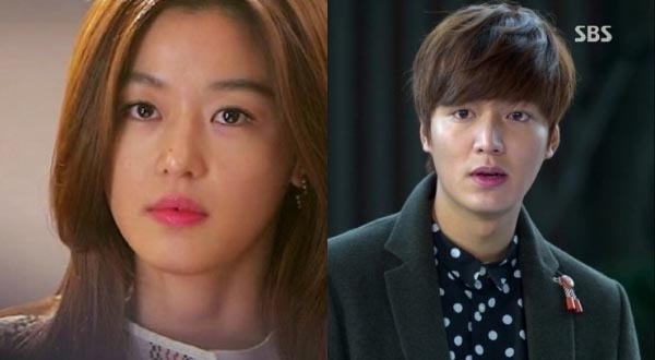 전지현(좌부터/왕지현/영화배우),이민호(탤런트/영화배우)
‘별그대’ 상속자들 패러디 등장에 시청자들이 감탄했다.