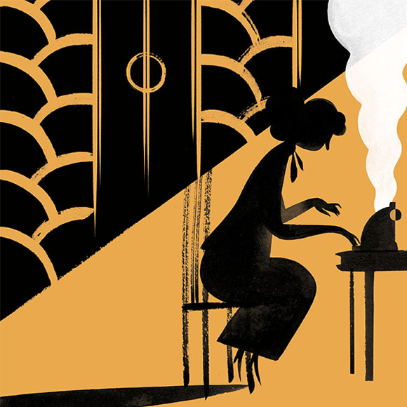 Illustration for Zelda Fitzgerald’s story, “The Iceberg,” published on The New Yorker.   The New Yorker blog