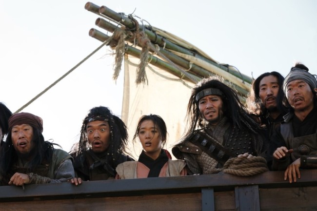 A scene from the upcoming film “The Pirates.” Lotte Entertainment