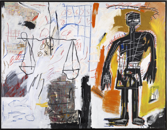 장 미셸 바스키아 ‘무제(검은색 인물)’, 유화,188 x 243.8 cm, 1982. [사진제공=삼성미술관 리움]
　