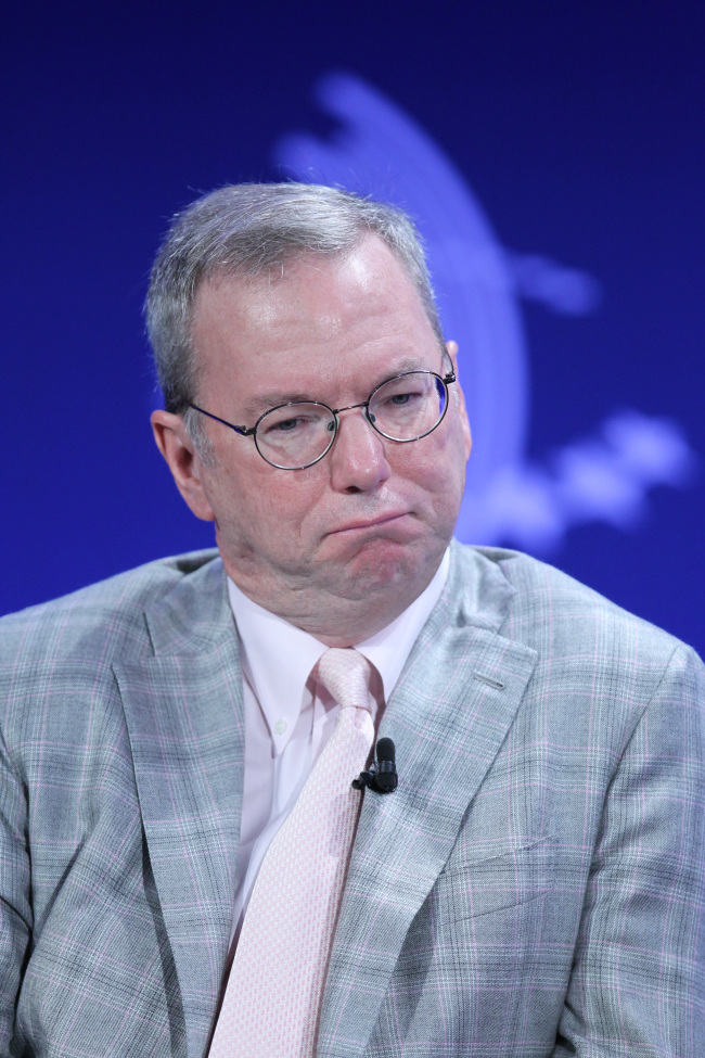 Eric Schmidt, chairman of Google Inc.   Bloomberg