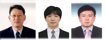 왼쪽부터 휠라코리아 정성식수석부사장, 이성훈부사장, 정진호이사 [사진제공=휠라코리아]