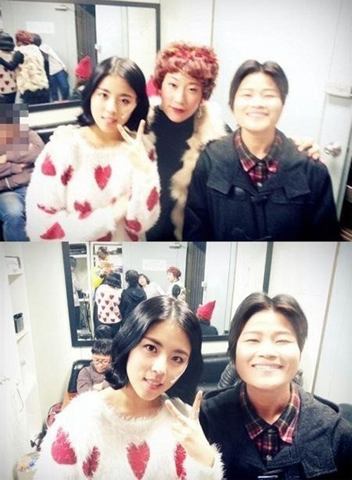 도희(좌부터/민도희/가수/타이니지),김영희(개그우먼),김혜선(개그우먼)
타이니지 멤버 도희가 KBS 2TV ‘개그콘서트’에 출연한 소감을 전했다.