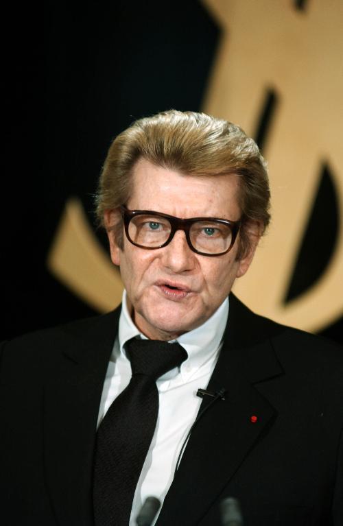 Yves Saint Laurent.    AFP