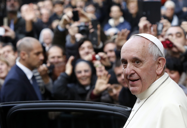 Pope Francis. AP-Yonhap News