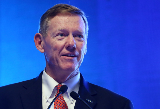 Alan Mulally, president and chief executive officer of Ford Motor Co.   Bloomberg