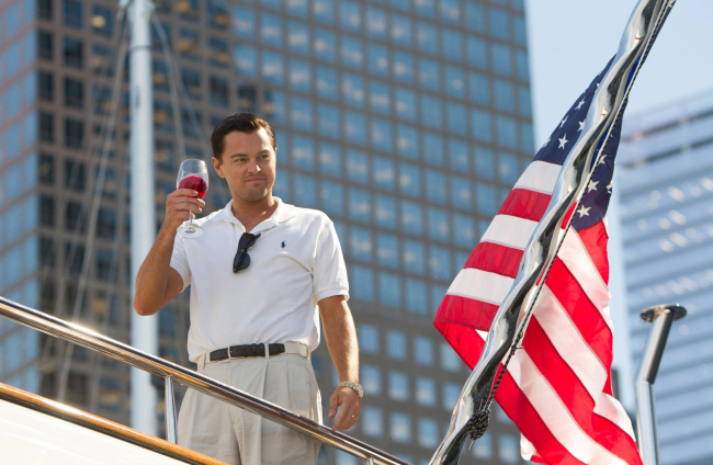 레오나르도디카프리오(LeonardoDiCaprio/영화배우)
This image released by Paramount Pictures shows Leonardo DiCaprio as Jordan Belfort in a scene from “The Wolf of Wall Street.”   AP-Yonhap News