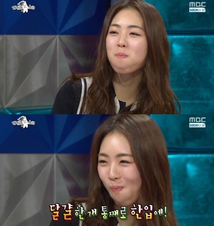 이연희(탤런트/영화배우)
이연희가 지난 8일 방송된 라디오스타에서 드라마 ‘미스코리아’에서 계란을 한 입에 먹는 장면을 다시 보여줘 화제가 되고 있다.