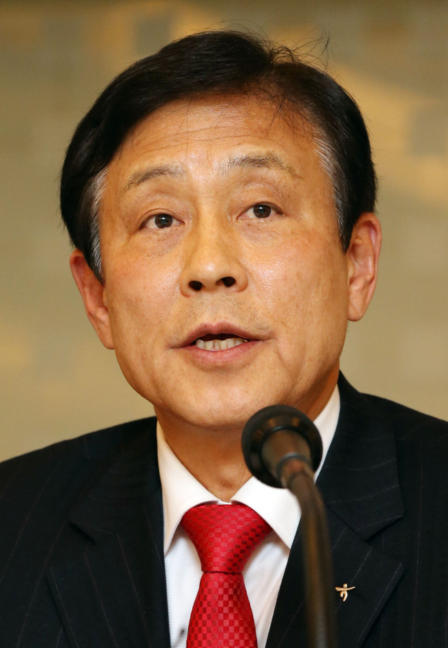 Hana Financial Group chairman Kim Jung-tai