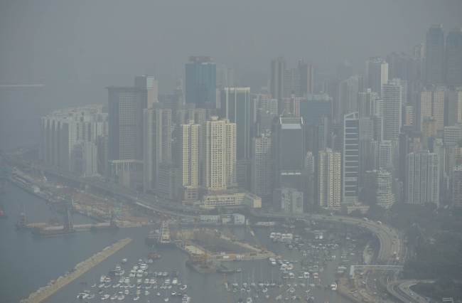 A general view of Hong Kong   AFP-Yonhap News