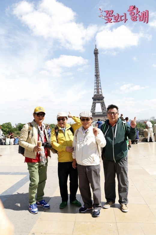 An image from Korean reality drama “Grandpas Over Flowers”   tvN