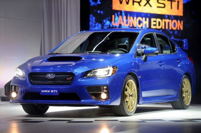 Subaru WRX STI.   Bloomberg