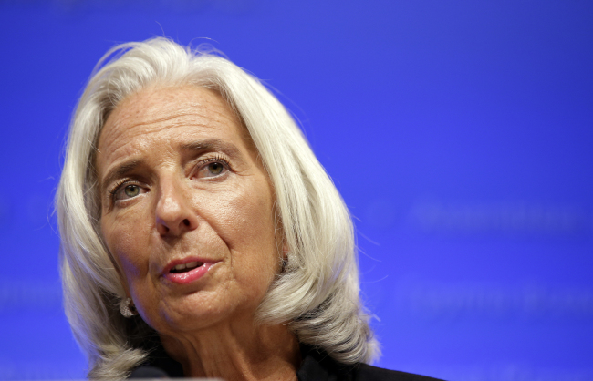 Christine Lagarde.   AP-Yonhap News
