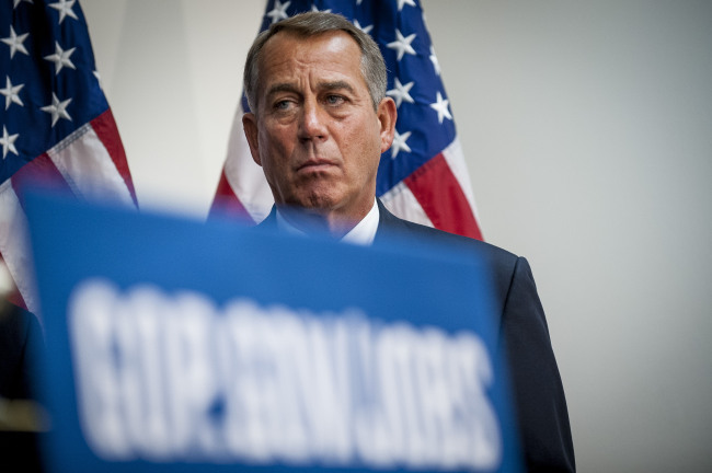 House Speaker John Boehner.  Bloomberg