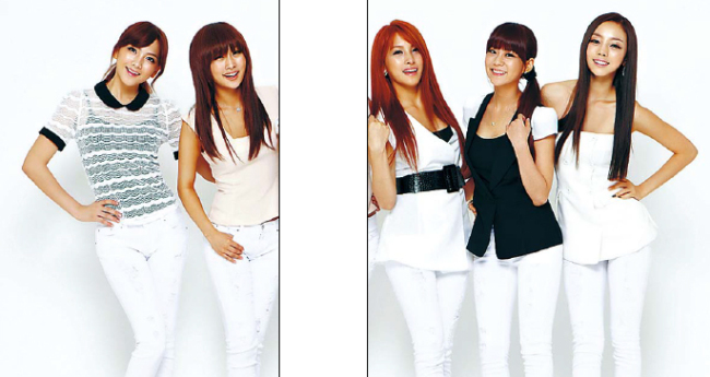강지영(좌부터/가수/카라),니콜(정용주/가수/카라),박규리(가수/카라),한승연(가수/탤런트/카라),구하라(가수/탤런트/카라)
니콜과 강지영이 떠난 카라가 소속사가 밝힌 대로, 새로운 멤버 충원으로 팀을 재정비해 올 하반기 새롭게 출발해도 인기를 유지할 수 있을까?