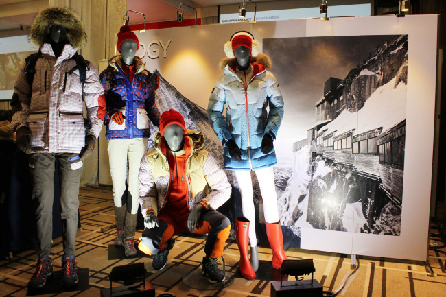 밀레 2014FW 시즌 상품들 [사진제공=밀레]
