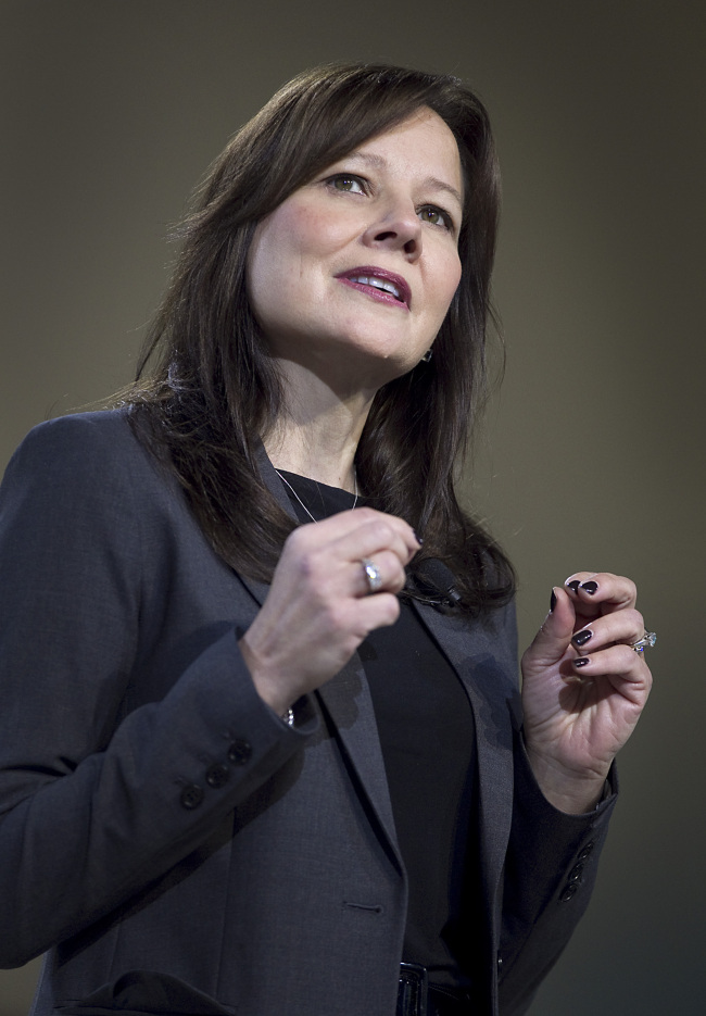 GM CEO Mary Barra.   Bloomberg