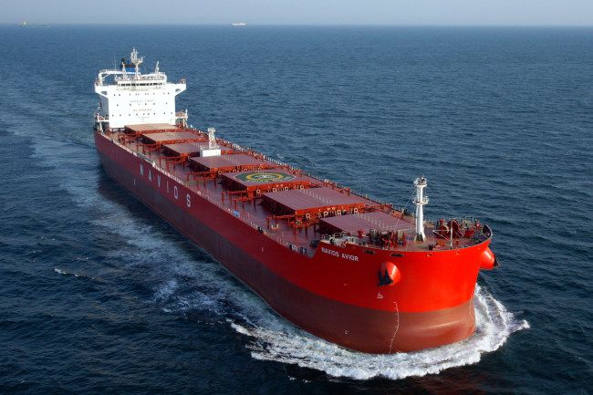 성동조선해양이 건조한 8만2000DWT 벌크선. [사진=성동조선해양]
