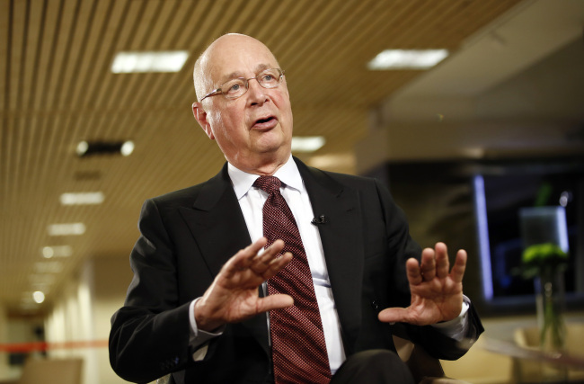 Klaus Schwab, chairman of the World Economic Forum.   Bloomberg