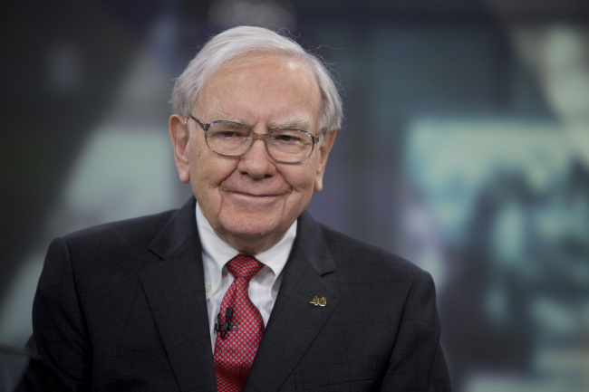Warren Buffett.    Bloomberg