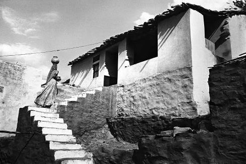 박노해의 사진작품 ‘인디고 블루하우스’.Gafa village, Rajasthan, India,2013. ⓒ박노해