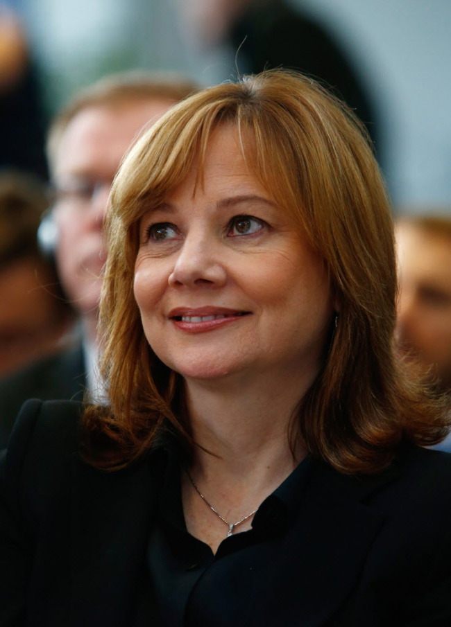 Mary Barra, chief executive officer of General Motors Co.   Bloomberg