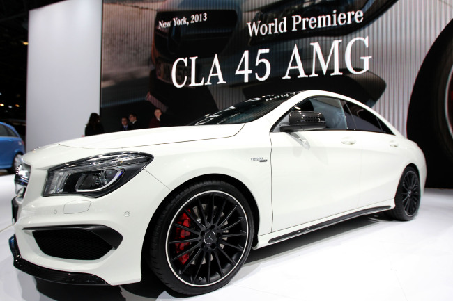 The Mercedes-Benz 2014 CLA45 AMG.   Bloomberg
