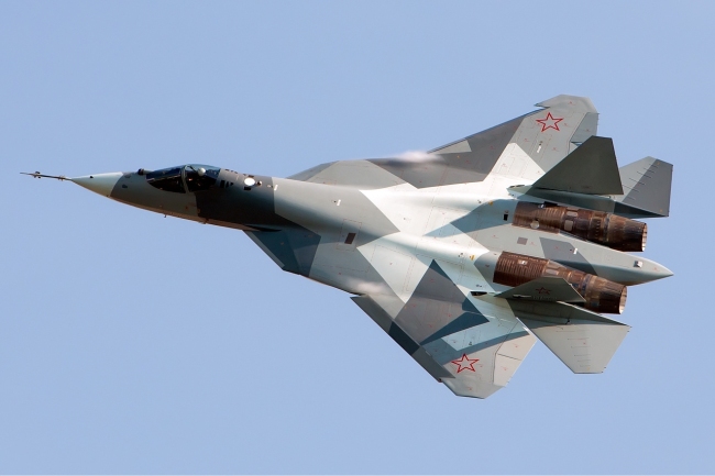 러시아 수호이의 T-50 PAK-FA. [사진=위키피디아]