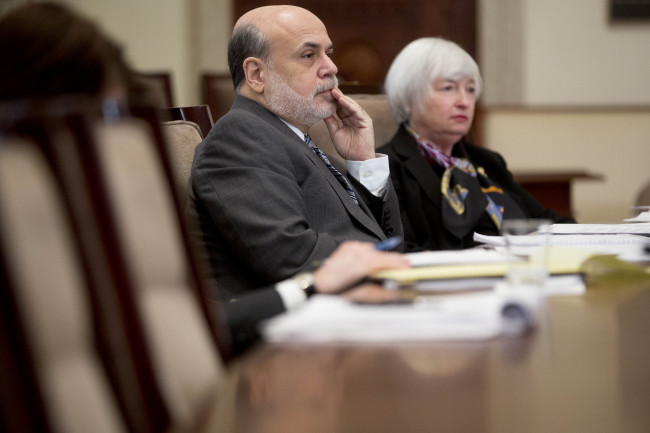 Ben Bernanke (left) and Janet Yellen.   Bloomberg