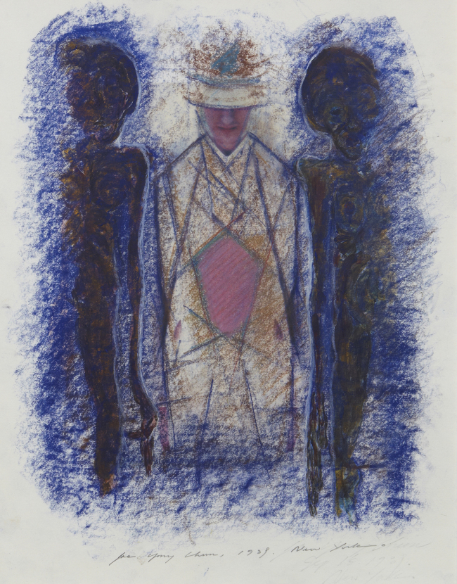 전재용 '무제', 44×34cm, 1989. 추정가 3만원- 10만원 [사진제공=K옥션]
　