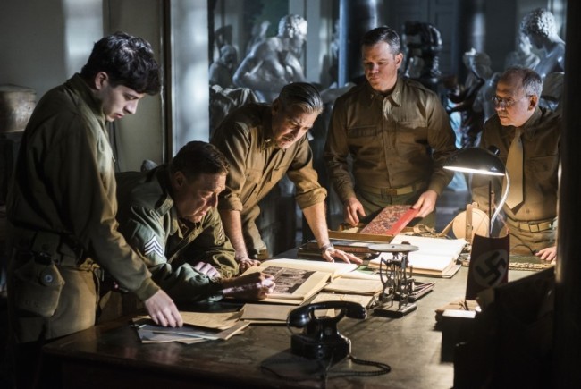 A scene from “The Monuments Men” (20th Century Fox Korea)